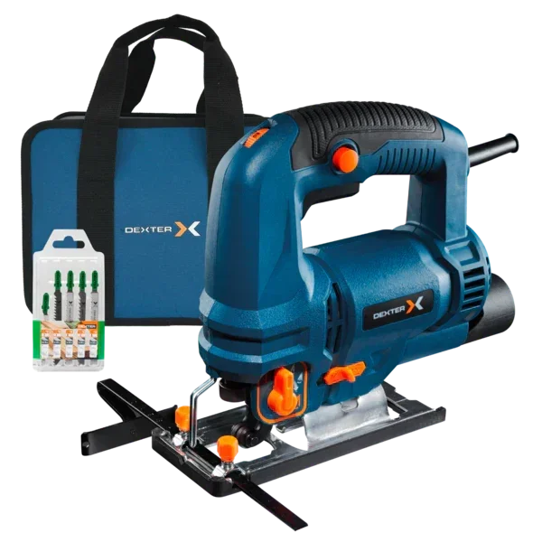 Serra Tico-Tico Elétrica Dexter 750W 127V com Bolsa e Lâminas